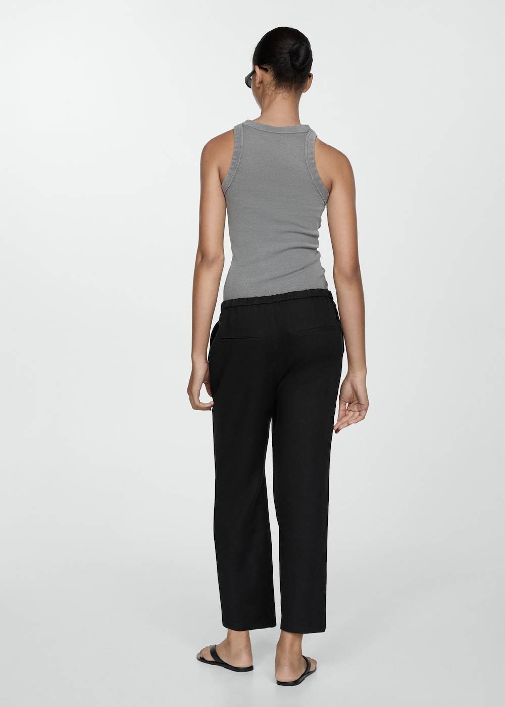 Mango Jogger Pants Aus 100 % Leinen
