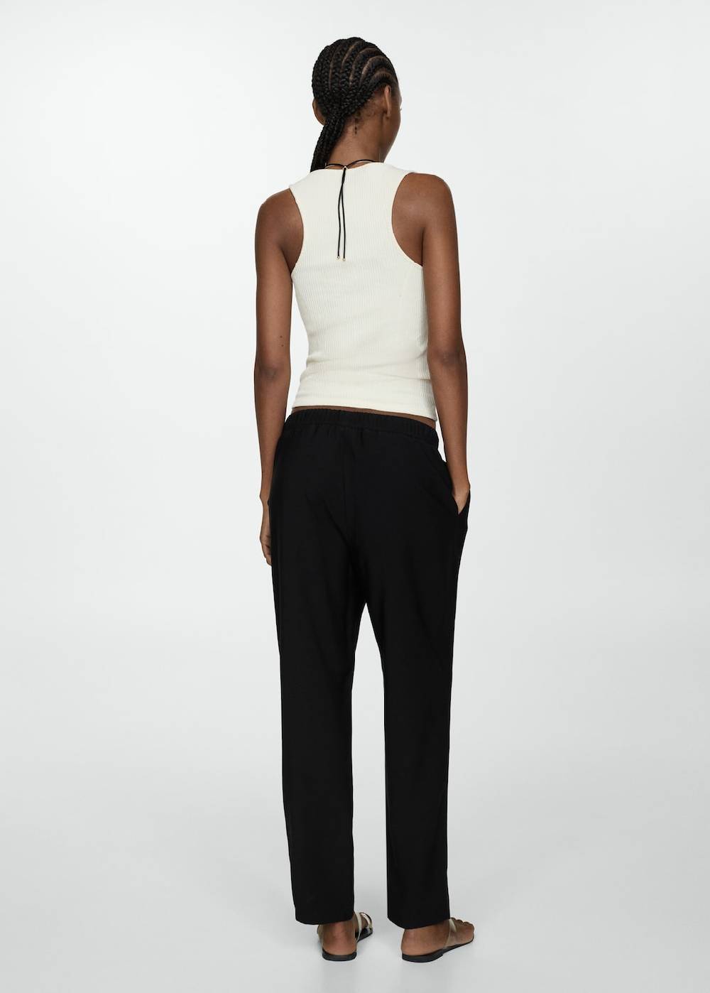 Mango Jogger Pants Mit Kordel