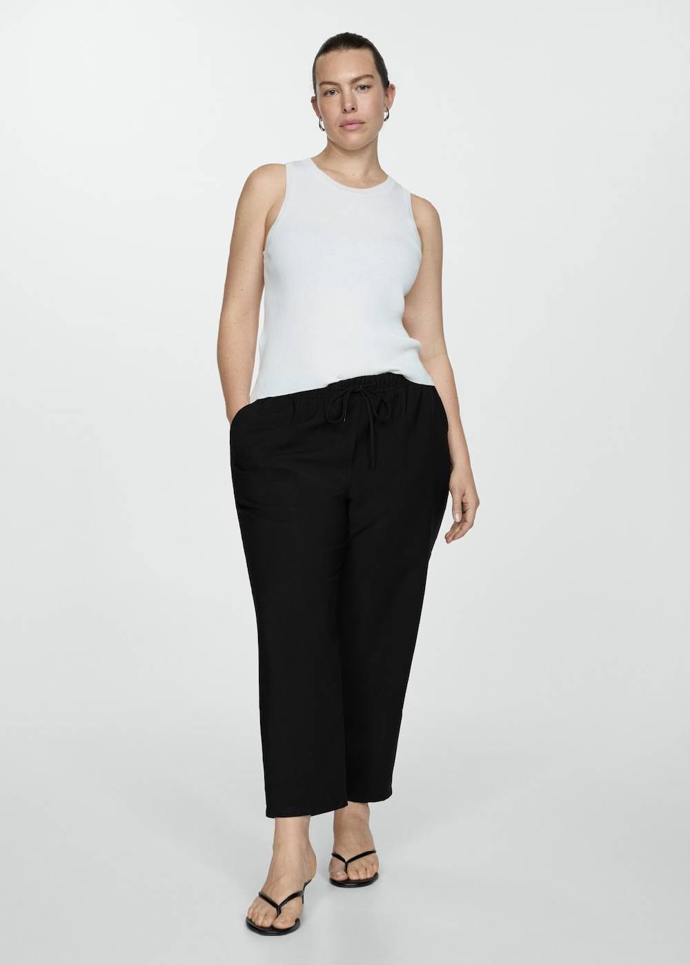 Mango Jogger Pants Mit Kordel