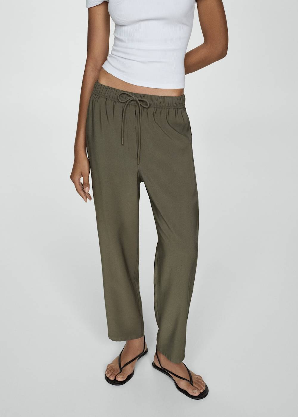 Mango Jogger Pants mit Kordel