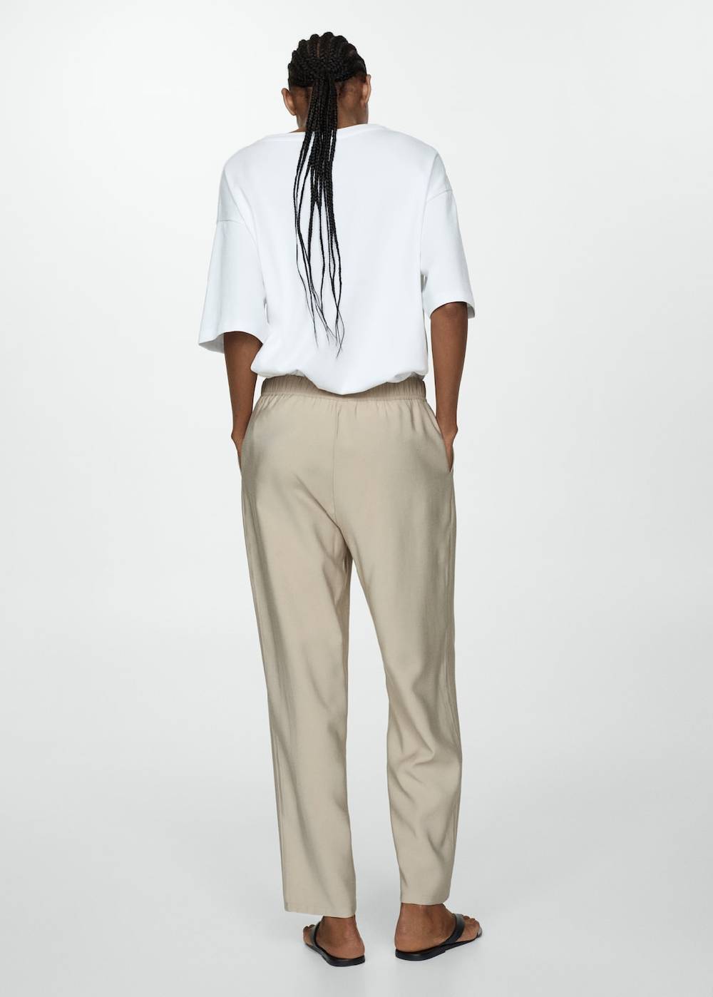 Mango Jogger Pants Mit Kordel