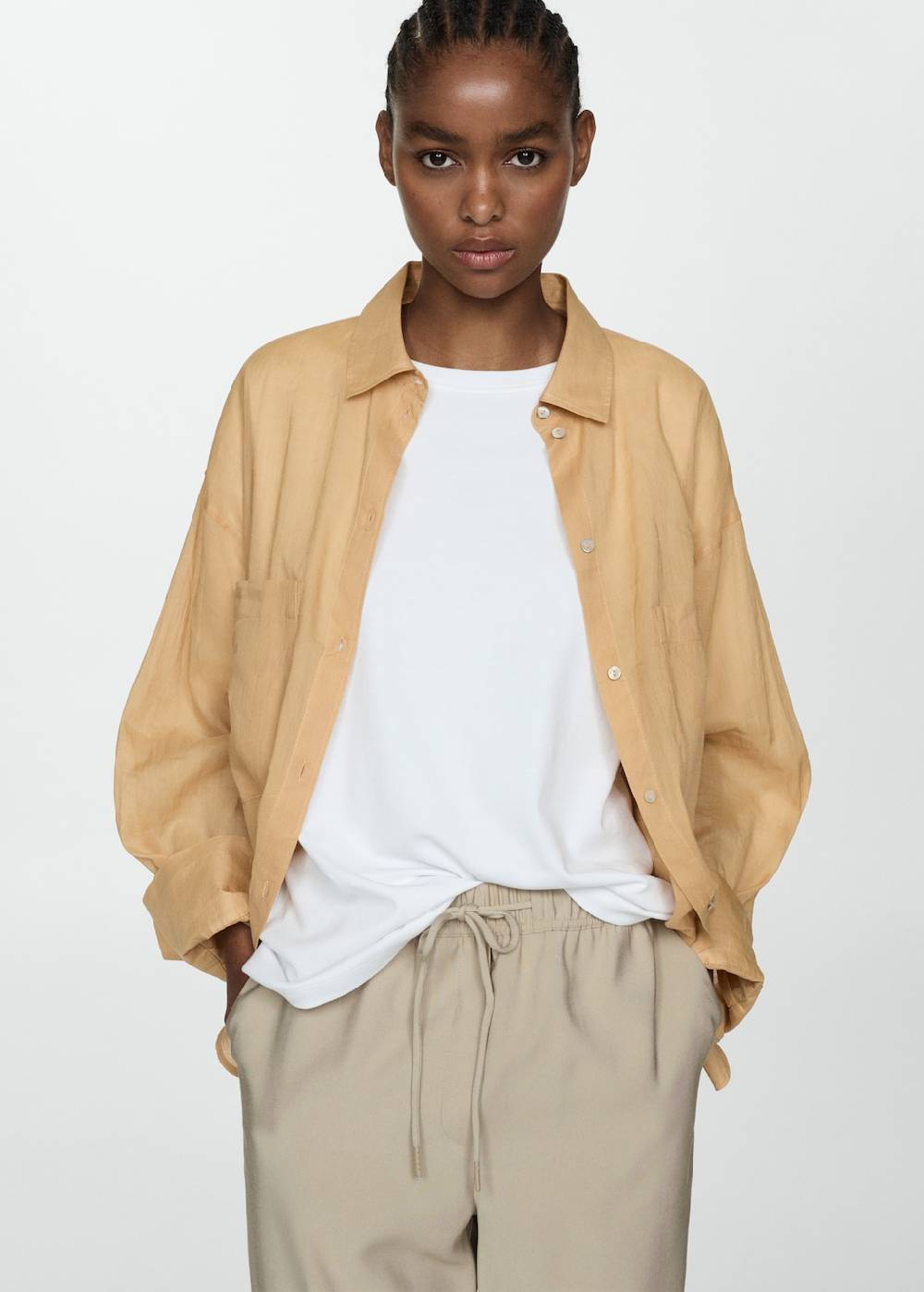 Mango Jogger Pants Mit Kordel