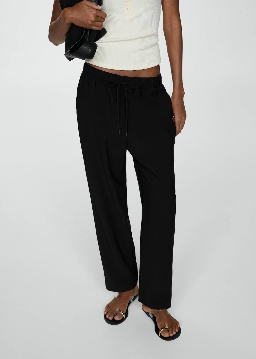 Mango Jogger Pants mit Kordel