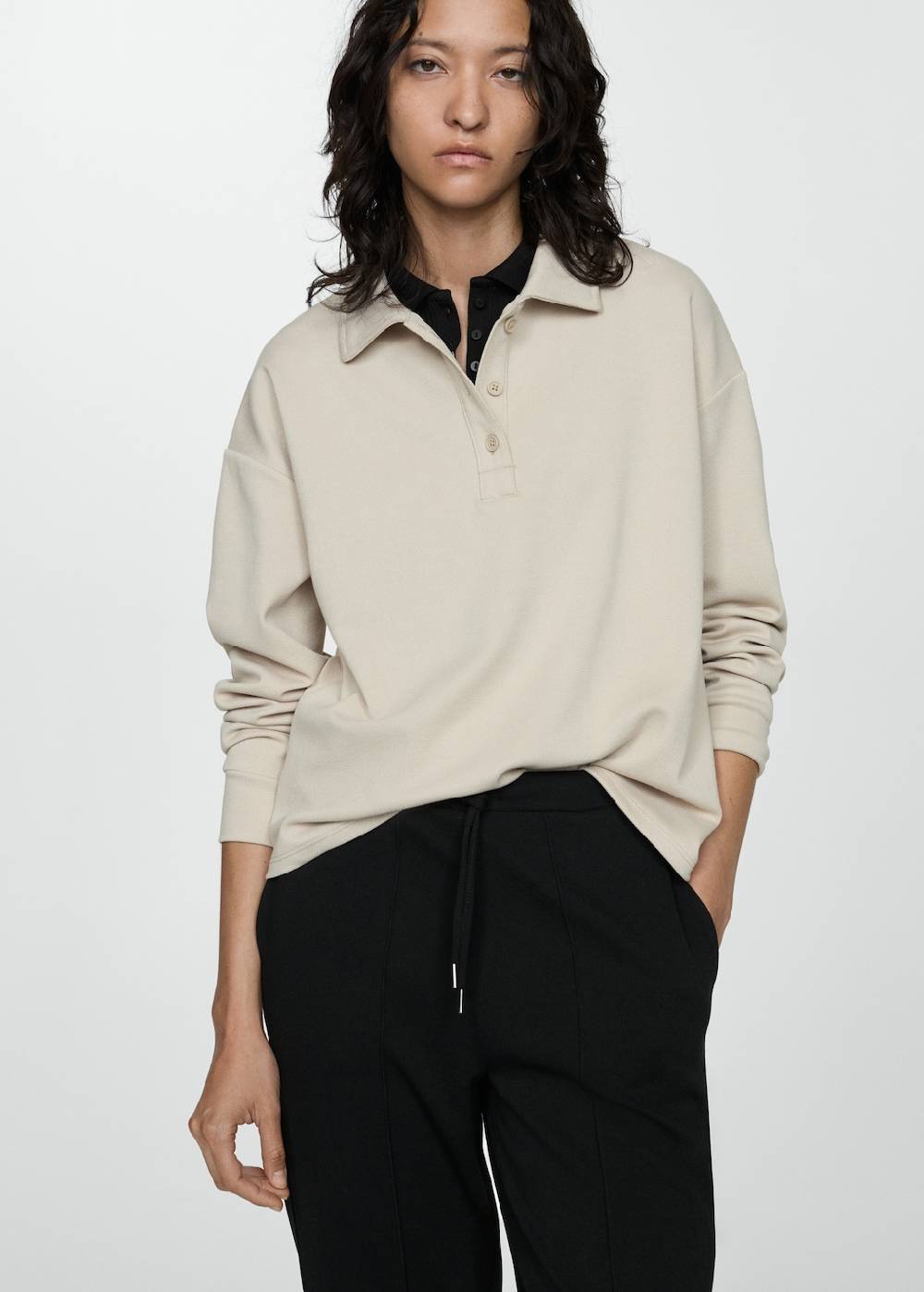 Mango Jogger Pants Mit Nähten