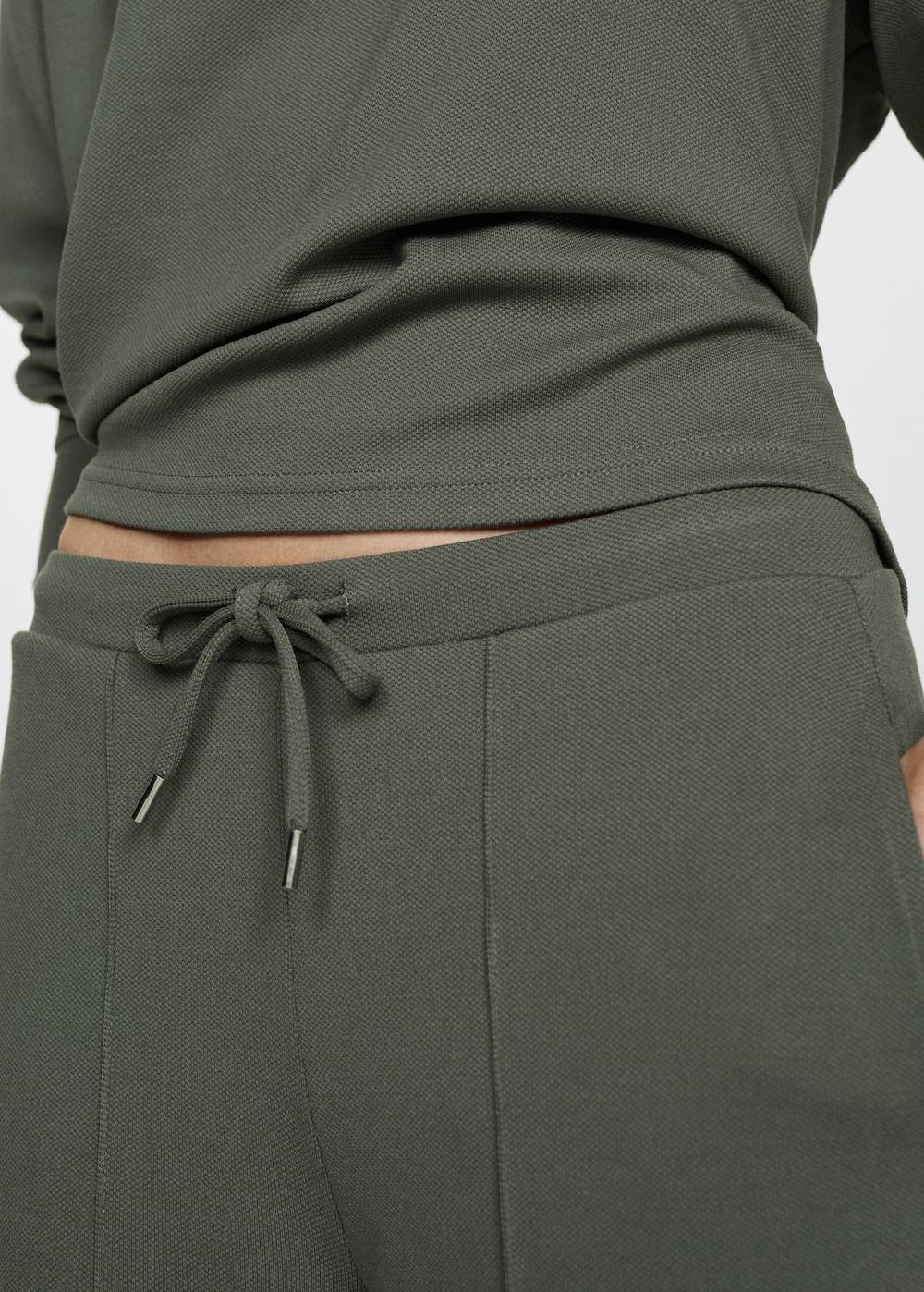 Mango Jogger Pants Mit Nähten