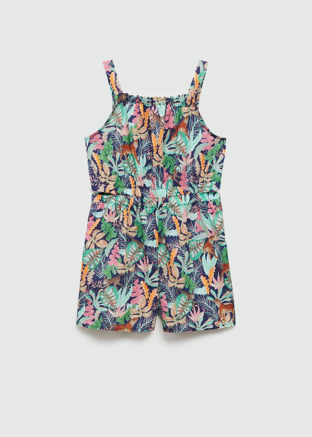 Mango Jumpsuit Mit Tropen-Print