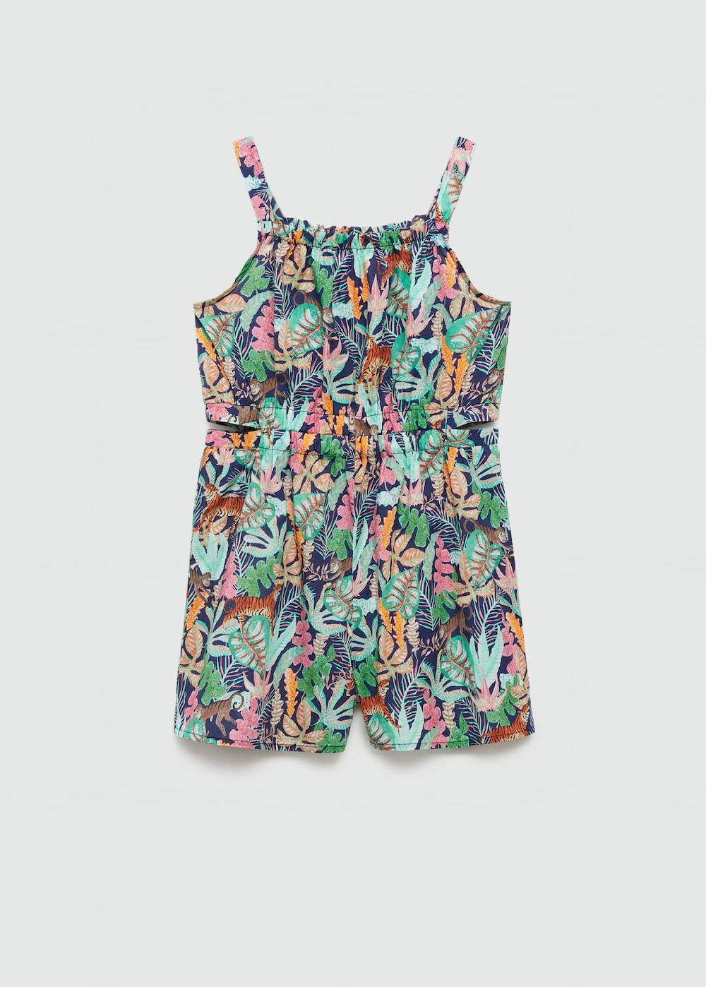 Mango Jumpsuit Mit Tropen-Print