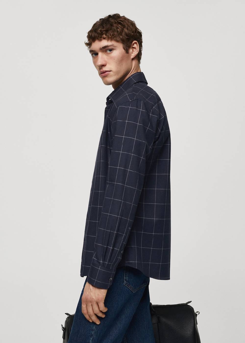 Mango Kariertes Hemd Aus Flanell-Baumwolle