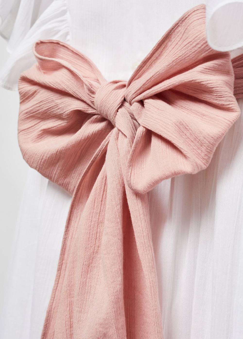 Mango Kleid Aus Crinkle-Baumwolle