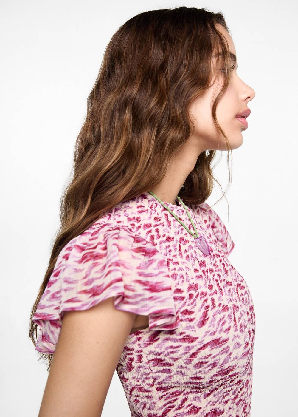 Mango Kleid Mit Animal-Print