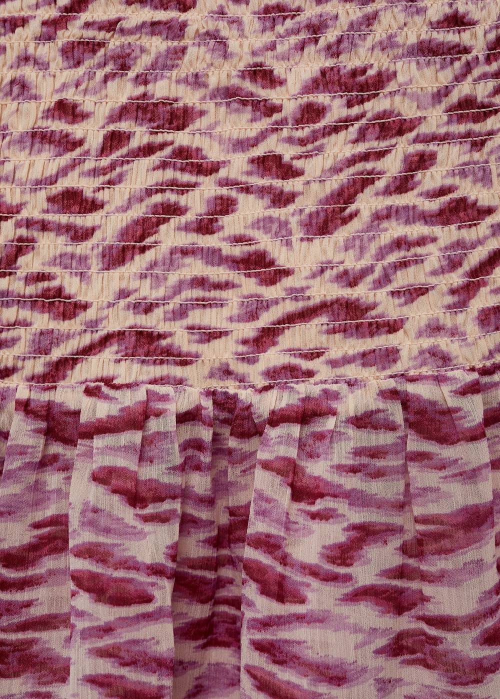 Mango Kleid Mit Animal-Print