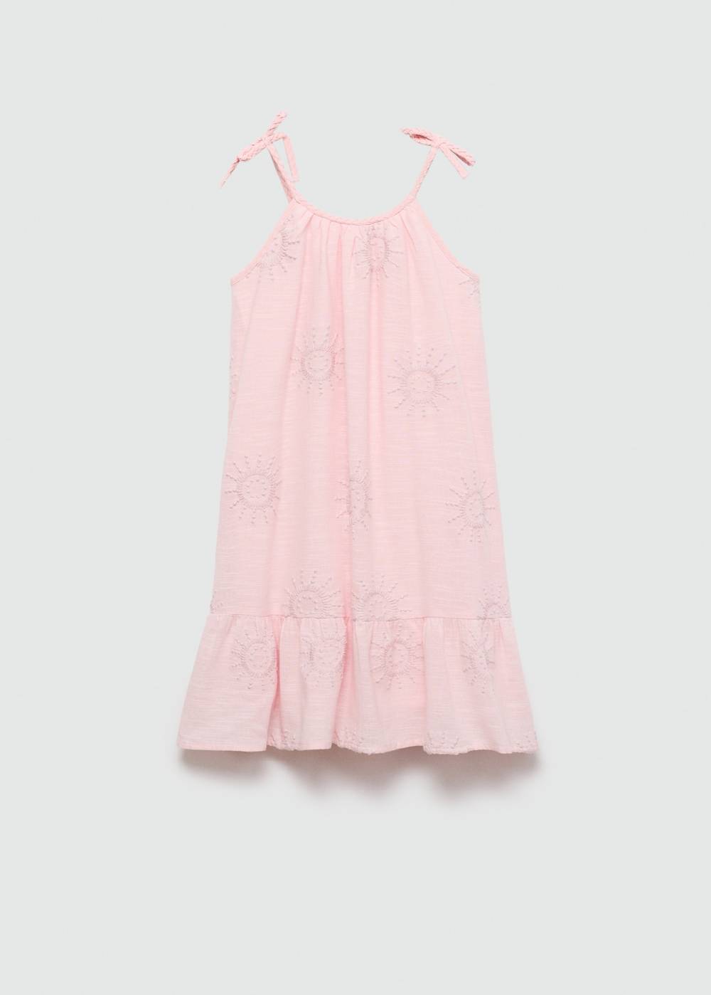 Mango Kleid Mit Gestickten Details