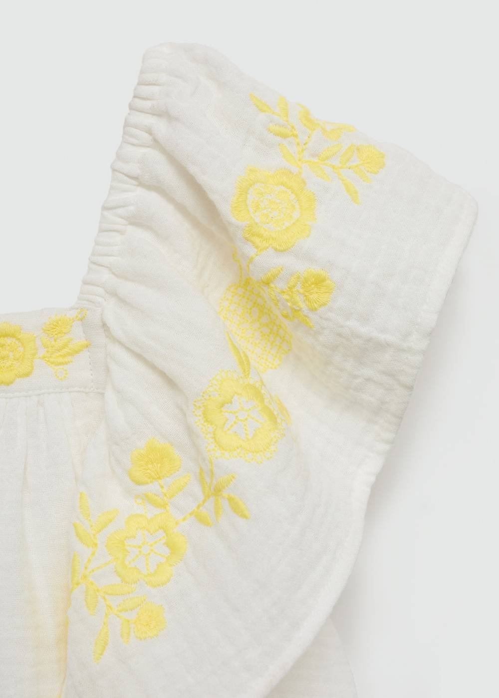 Mango Kleid Mit Gestickten Details