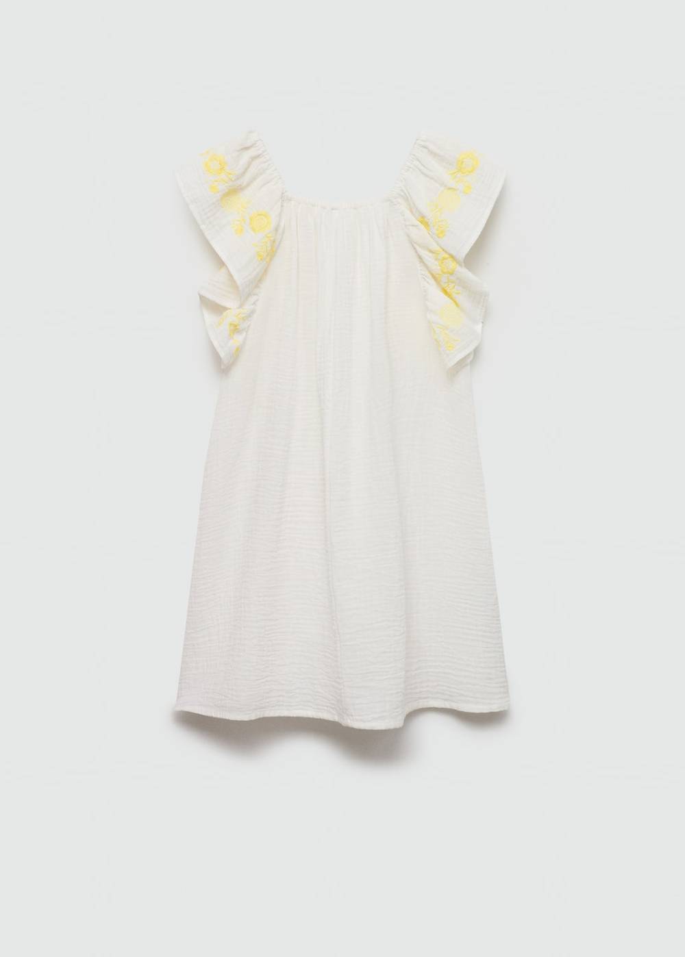 Mango Kleid Mit Gestickten Details