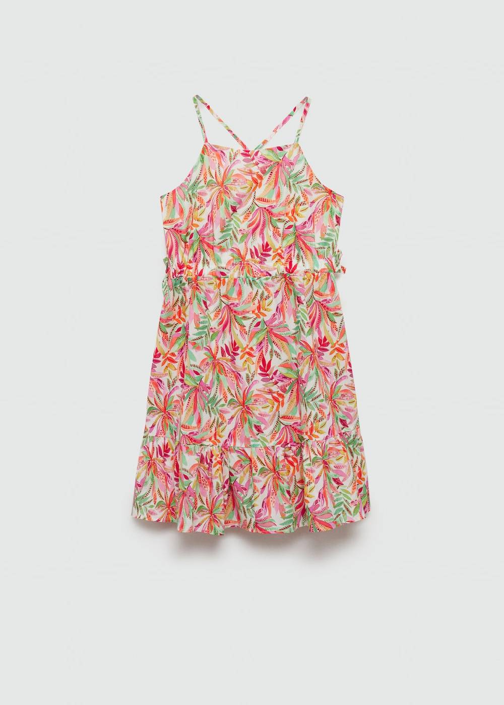 Mango Kleid Mit Tropenmuster