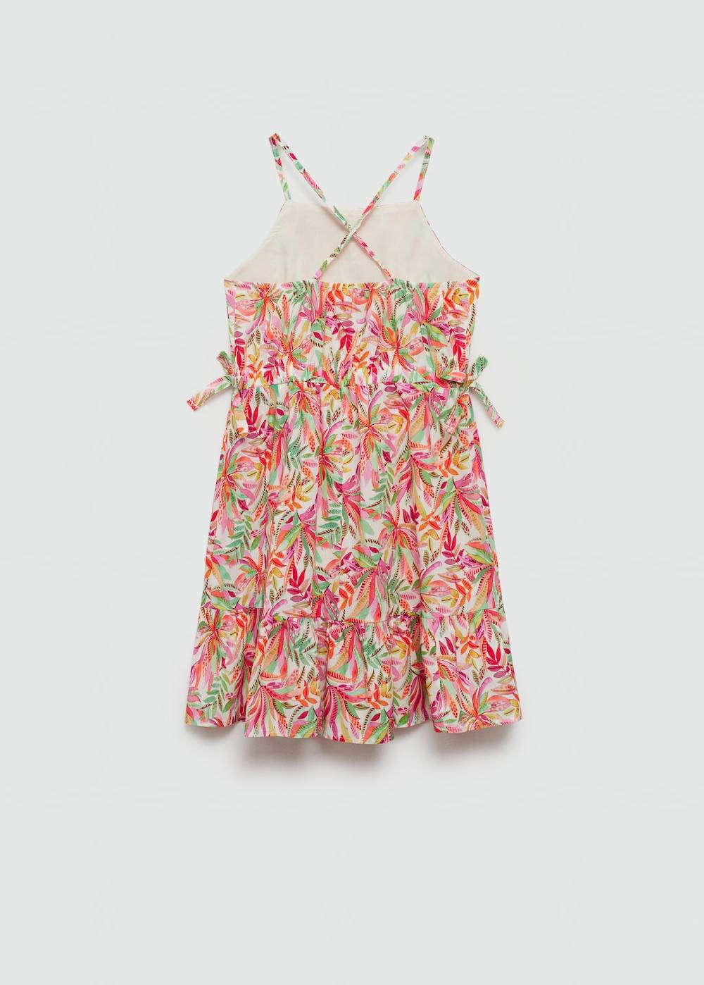 Mango Kleid Mit Tropenmuster