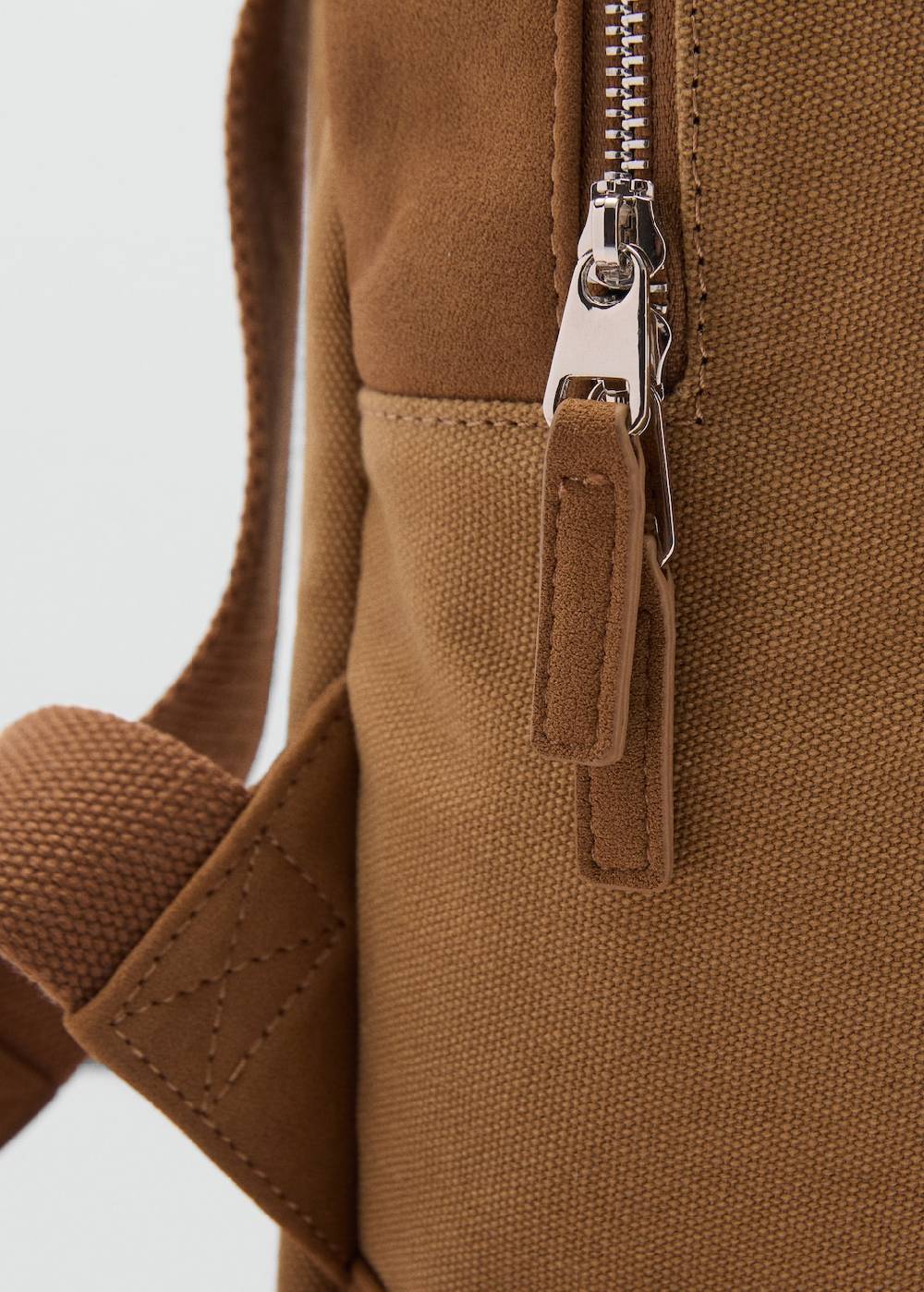 Mango Kombinierter Canvas-Rucksack