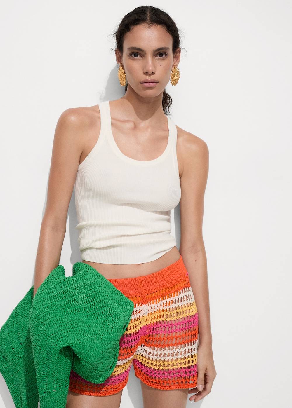 Mango Kombiniertes Häkel-Shorts