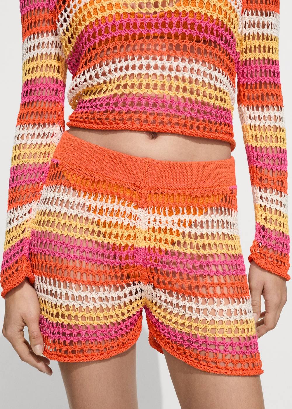 Mango Kombiniertes Häkel-Shorts