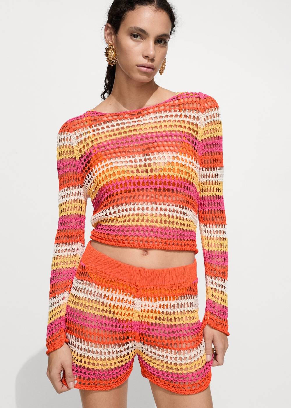 Mango Kombiniertes Häkel-Shorts