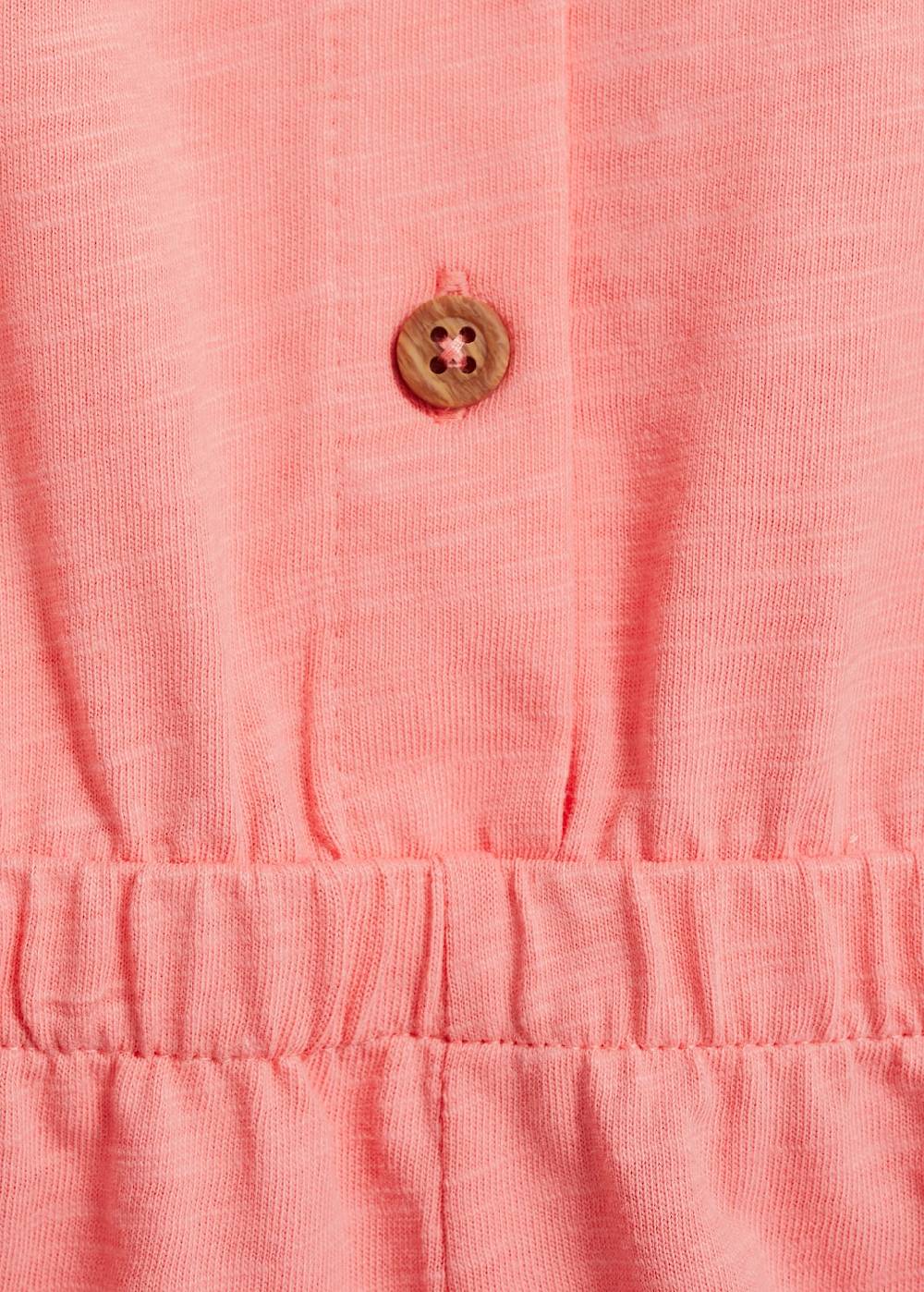 Mango Kurzer Baumwoll-Jumpsuit