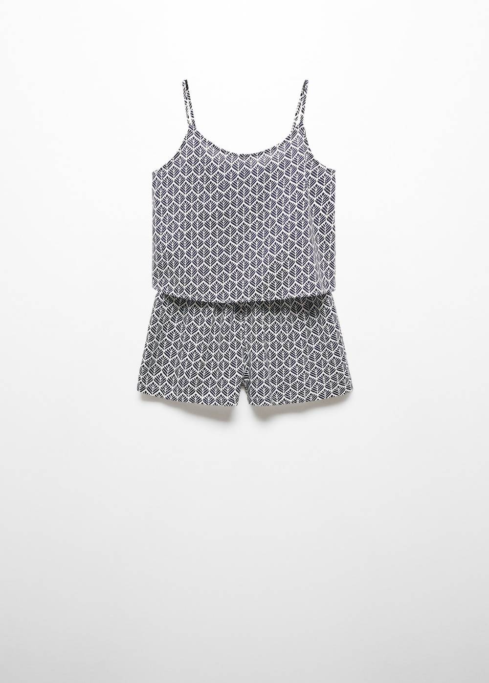 Mango Kurzer Print-Pyjama