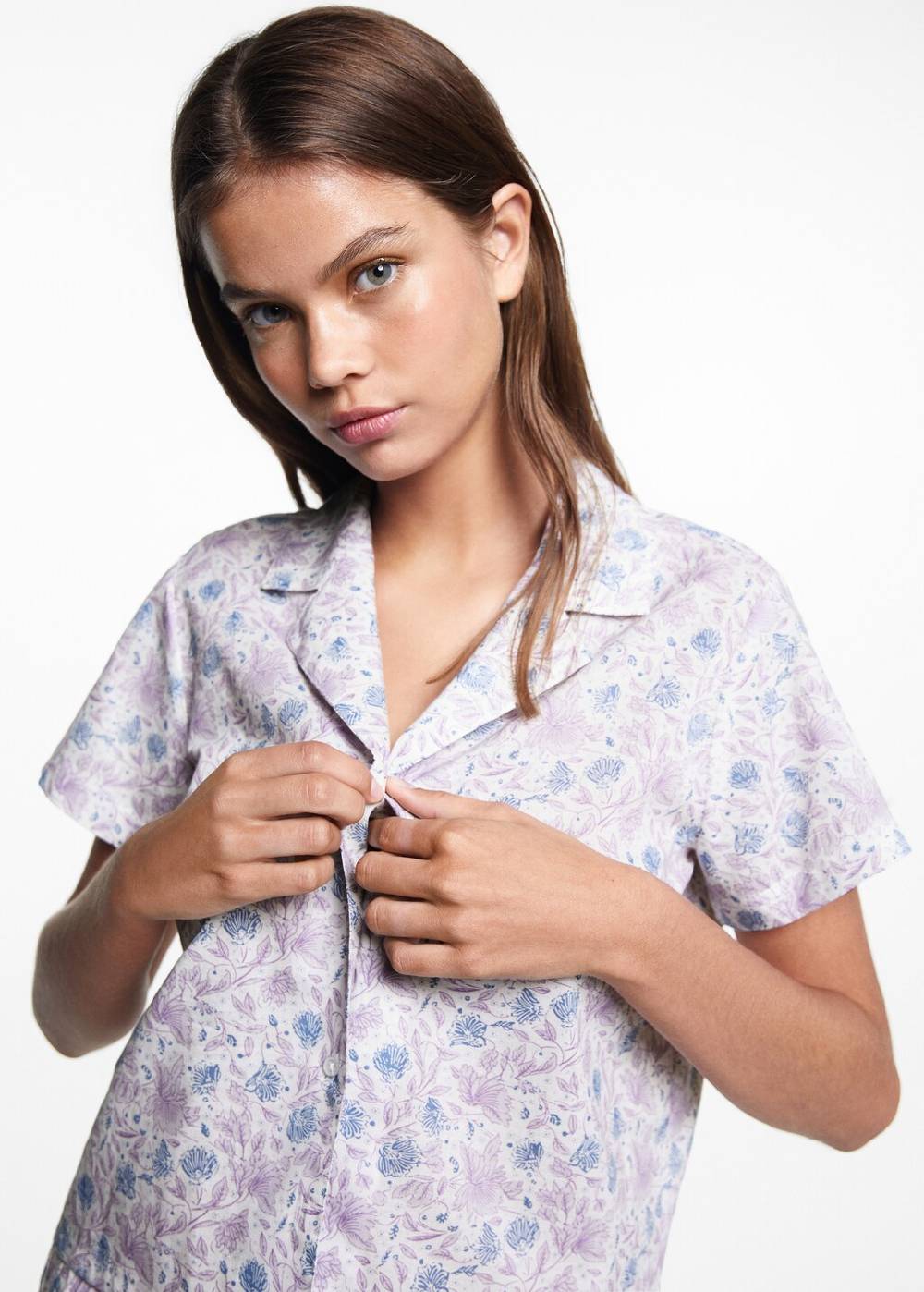 Mango Kurzer Print-Pyjama