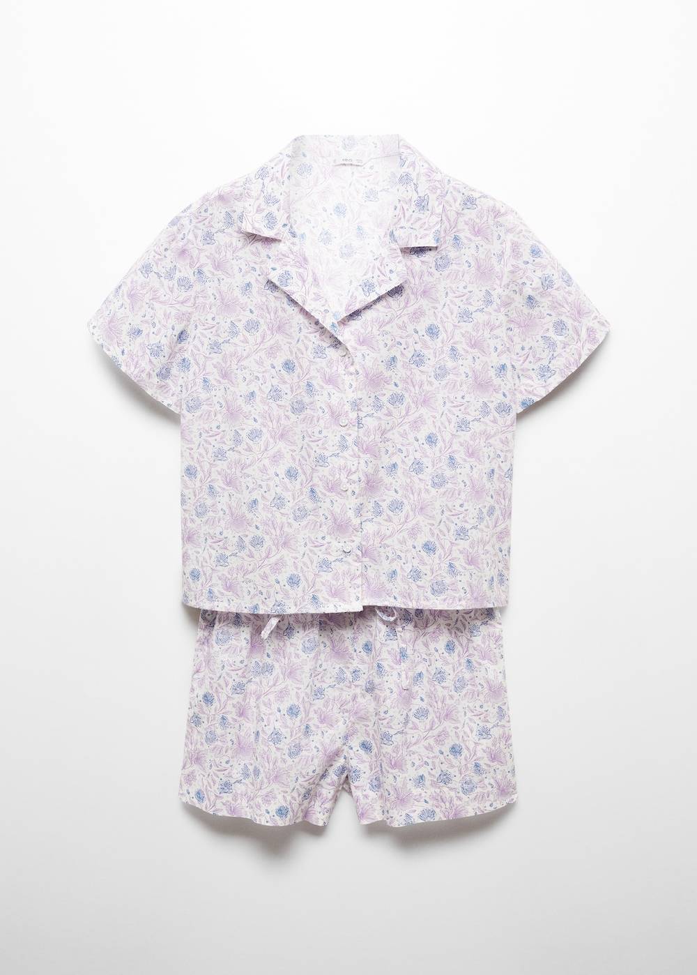 Mango Kurzer Print-Pyjama