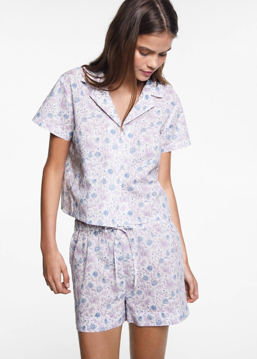 Mango Kurzer Print-Pyjama