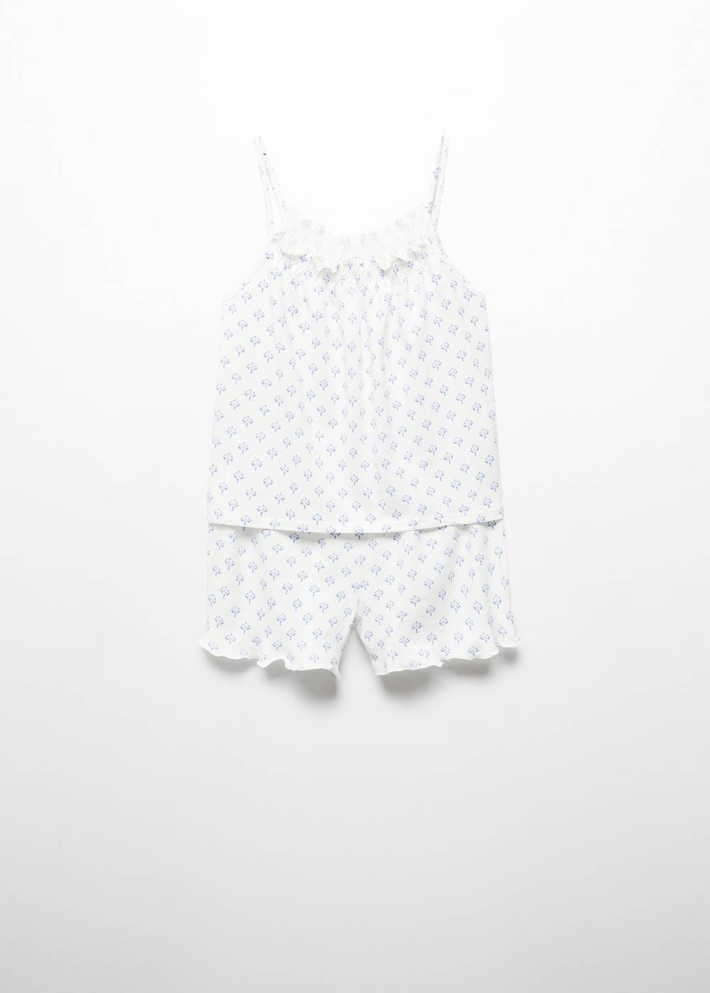 Mango Kurzer Print-Pyjama