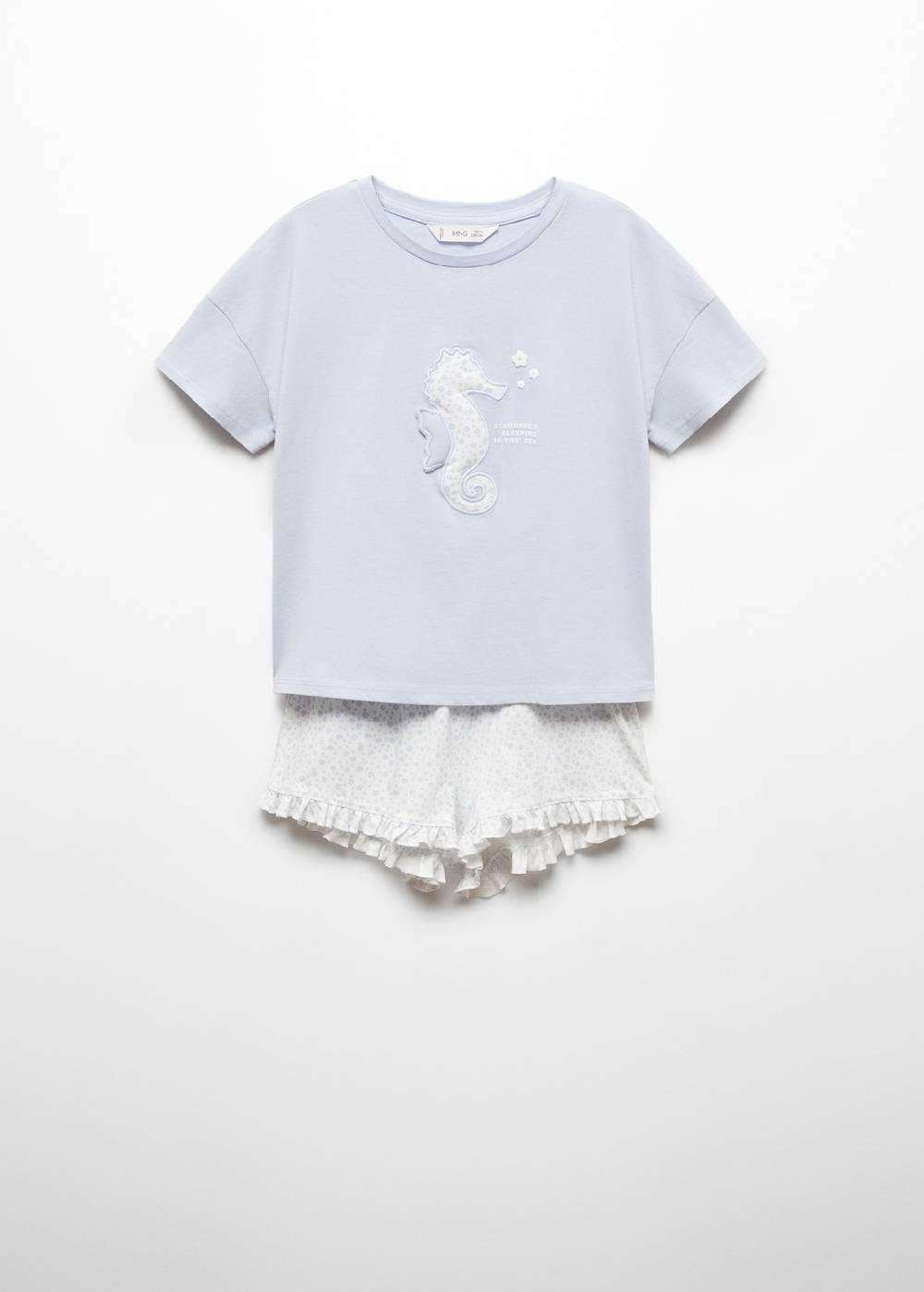 Mango Kurzer Print-Pyjama