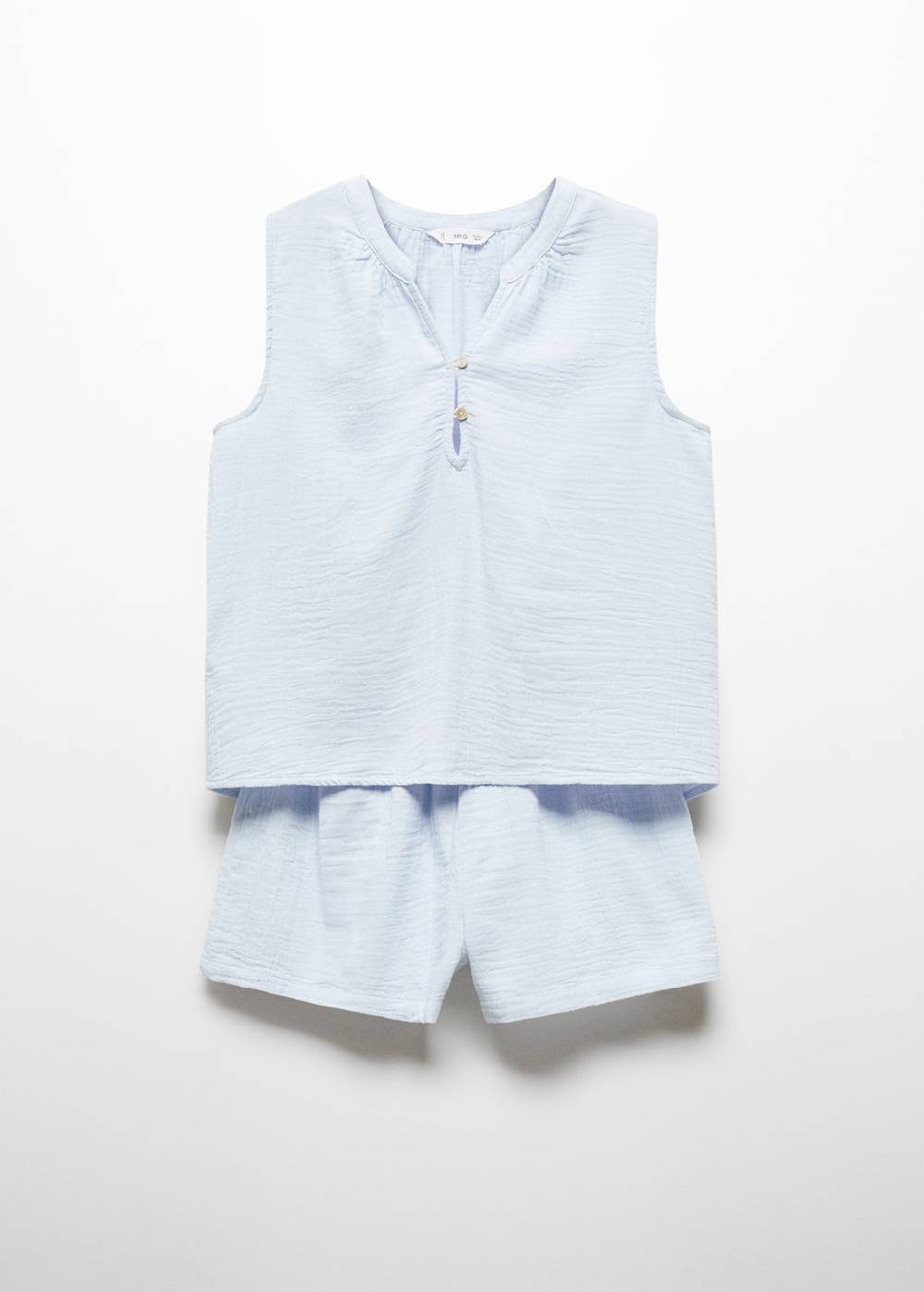 Mango Kurzer Schlafanzug Aus Baumwolle