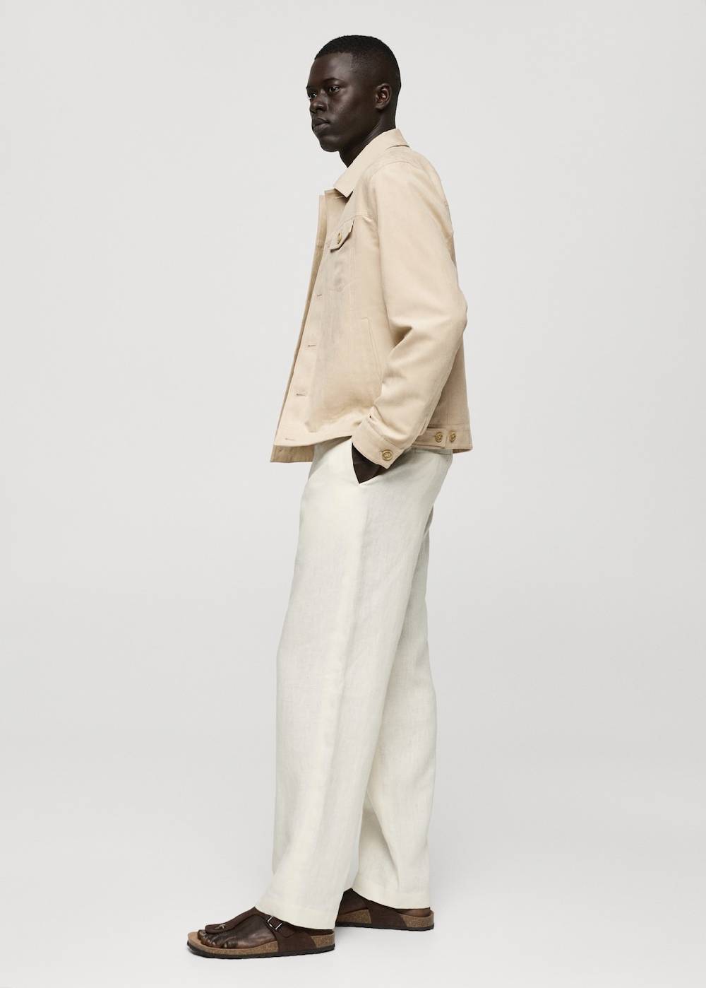 Mango Kurzjacke Mit Wildledereffekt Und Taschen