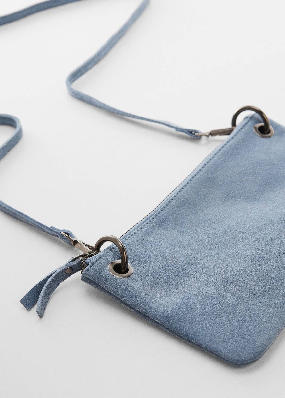 Mango Kuverttasche Aus Leder