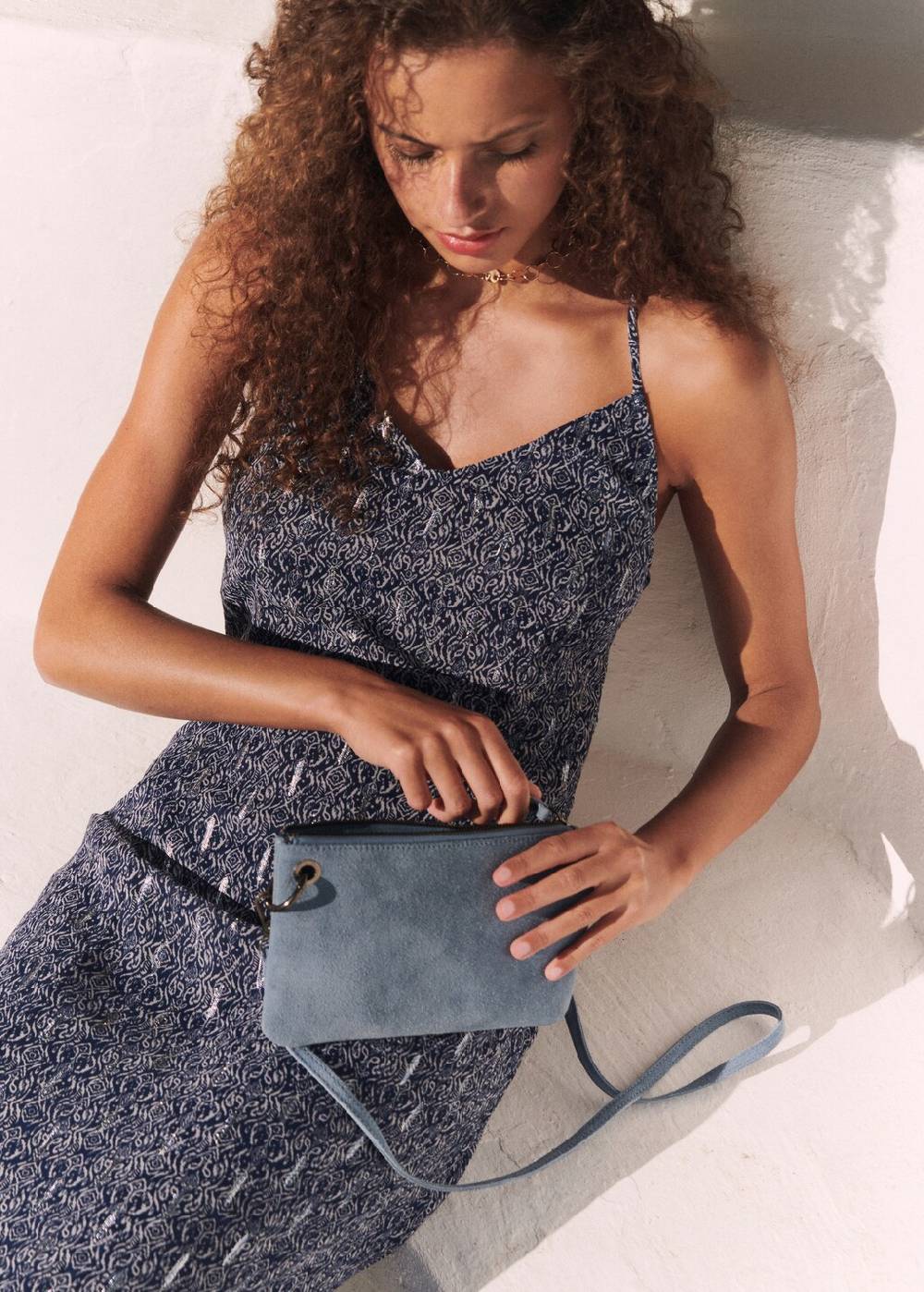 Mango Kuverttasche Aus Leder