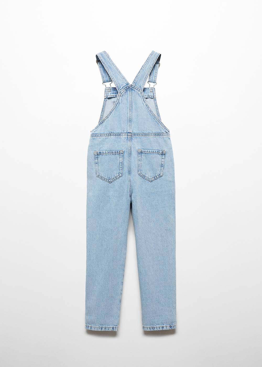 Mango Lange Jeanslatzhose