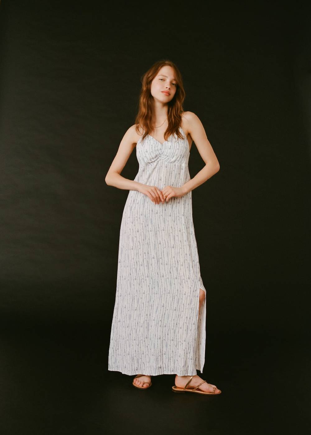 Mango Langes, Bedrucktes Kleid