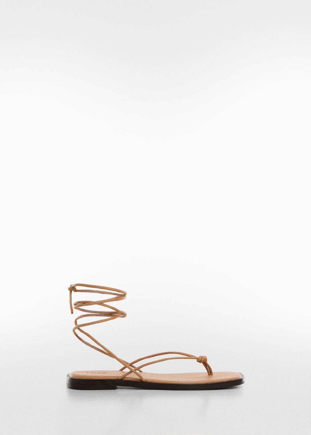 Mango Leder-Riemensandale