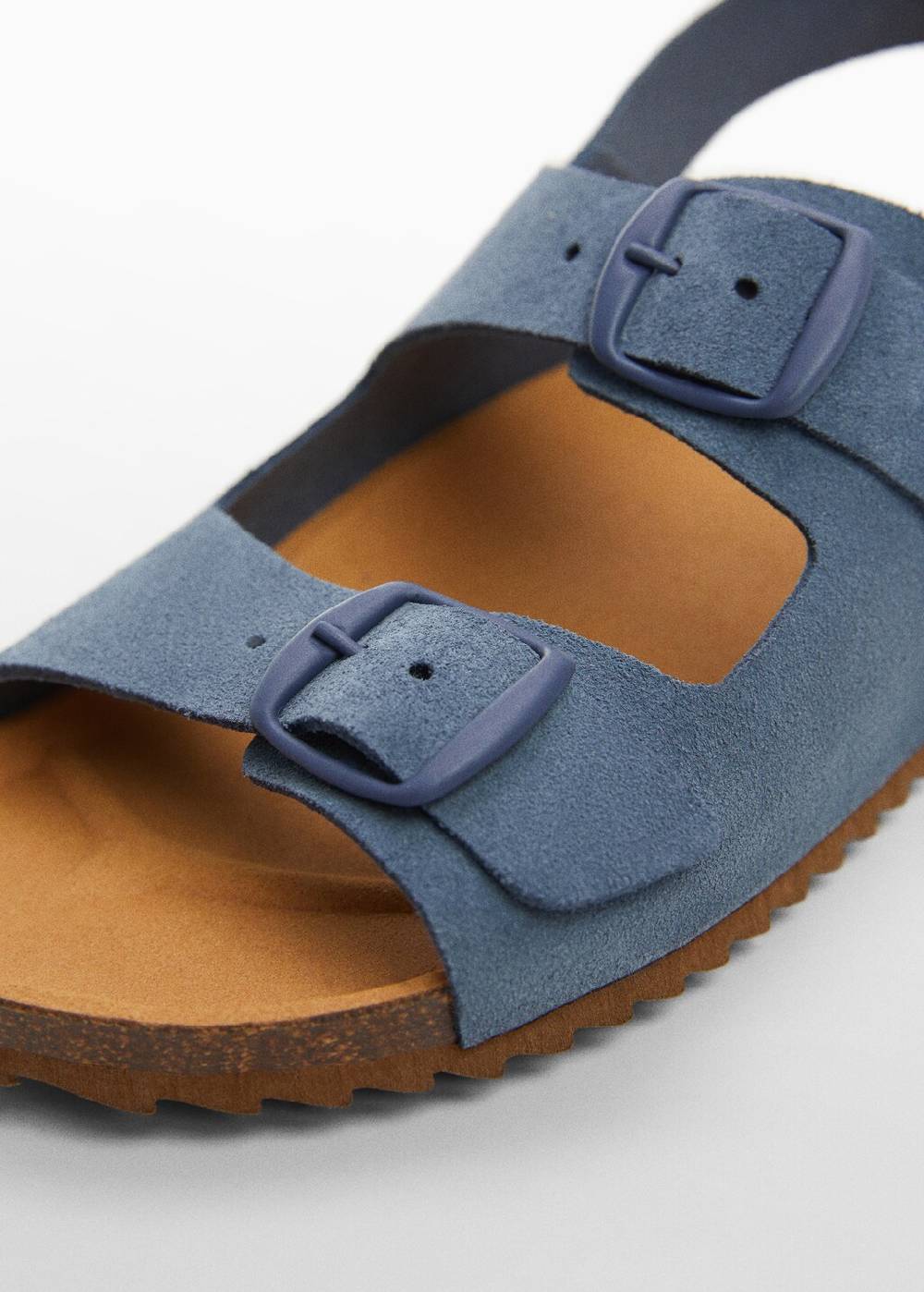 Mango Ledersandalen Mit Schnallen