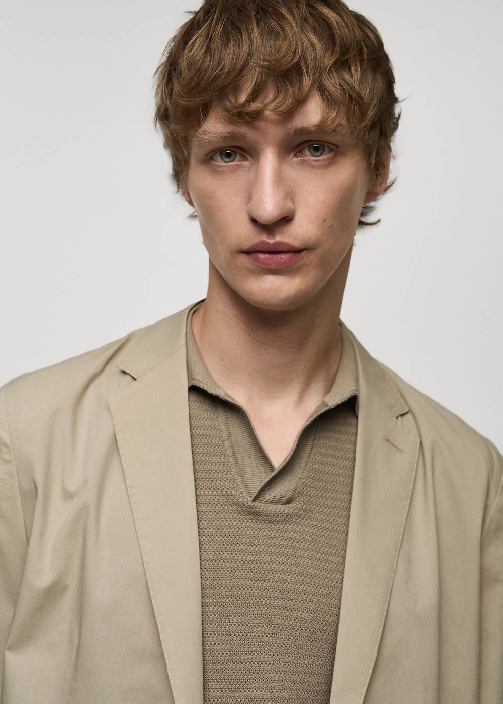 Mango Leichter Baumwollblazer