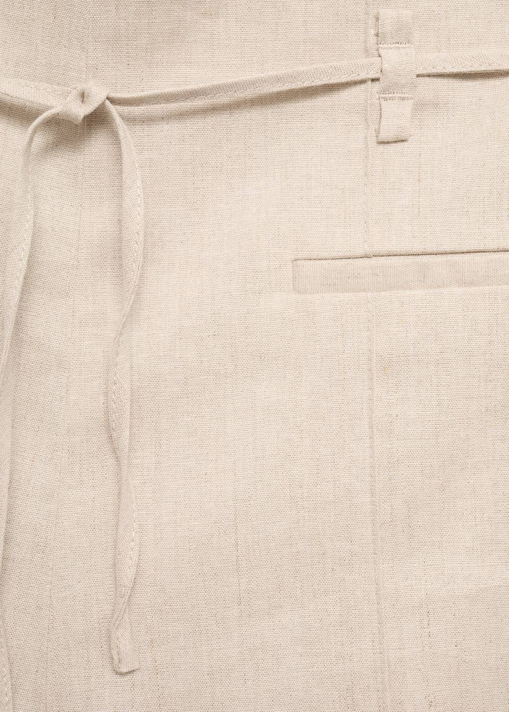 Mango Leinenshorts Mit Schleife