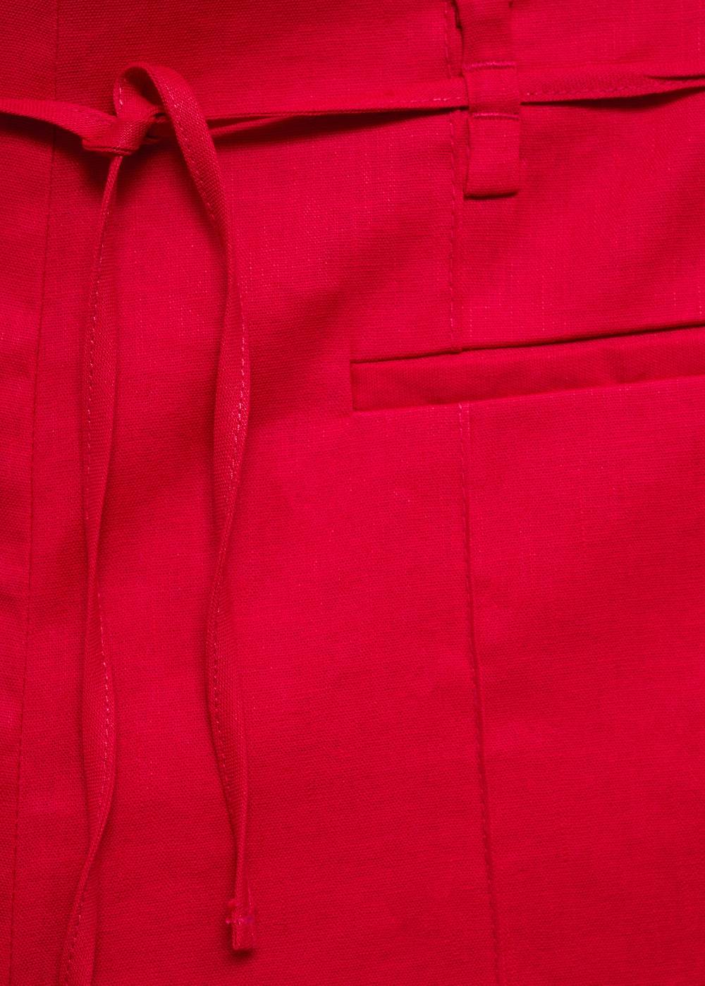 Mango Leinenshorts Mit Schleife