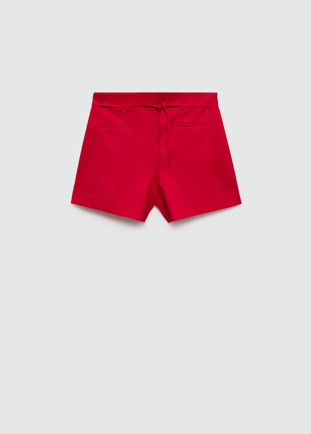 Mango Leinenshorts mit Schleife