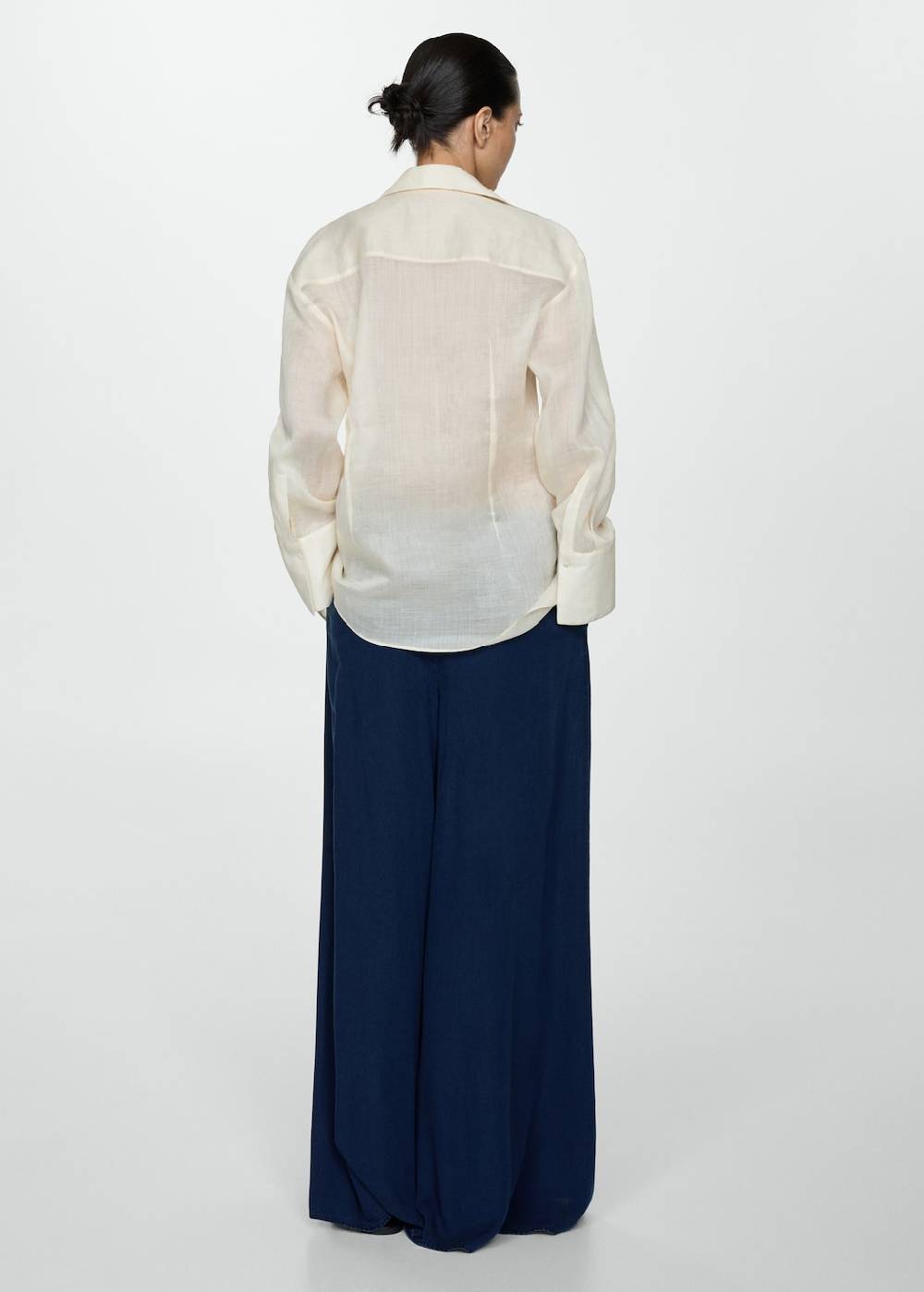 Mango Lyocell-Hose Mit Stretchbund