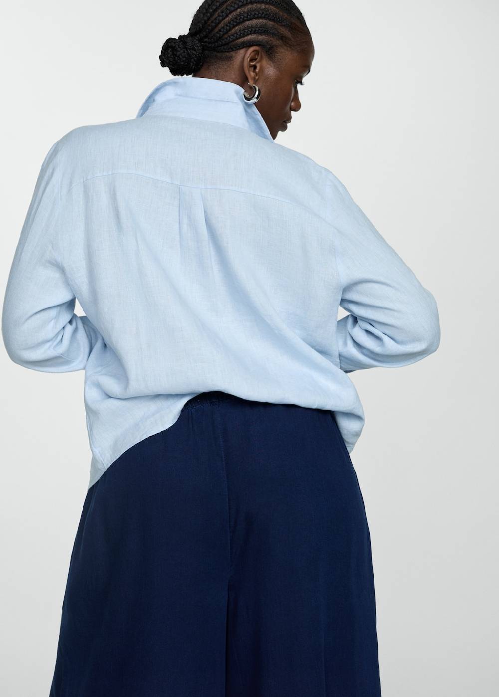 Mango Lyocell-Hose Mit Stretchbund