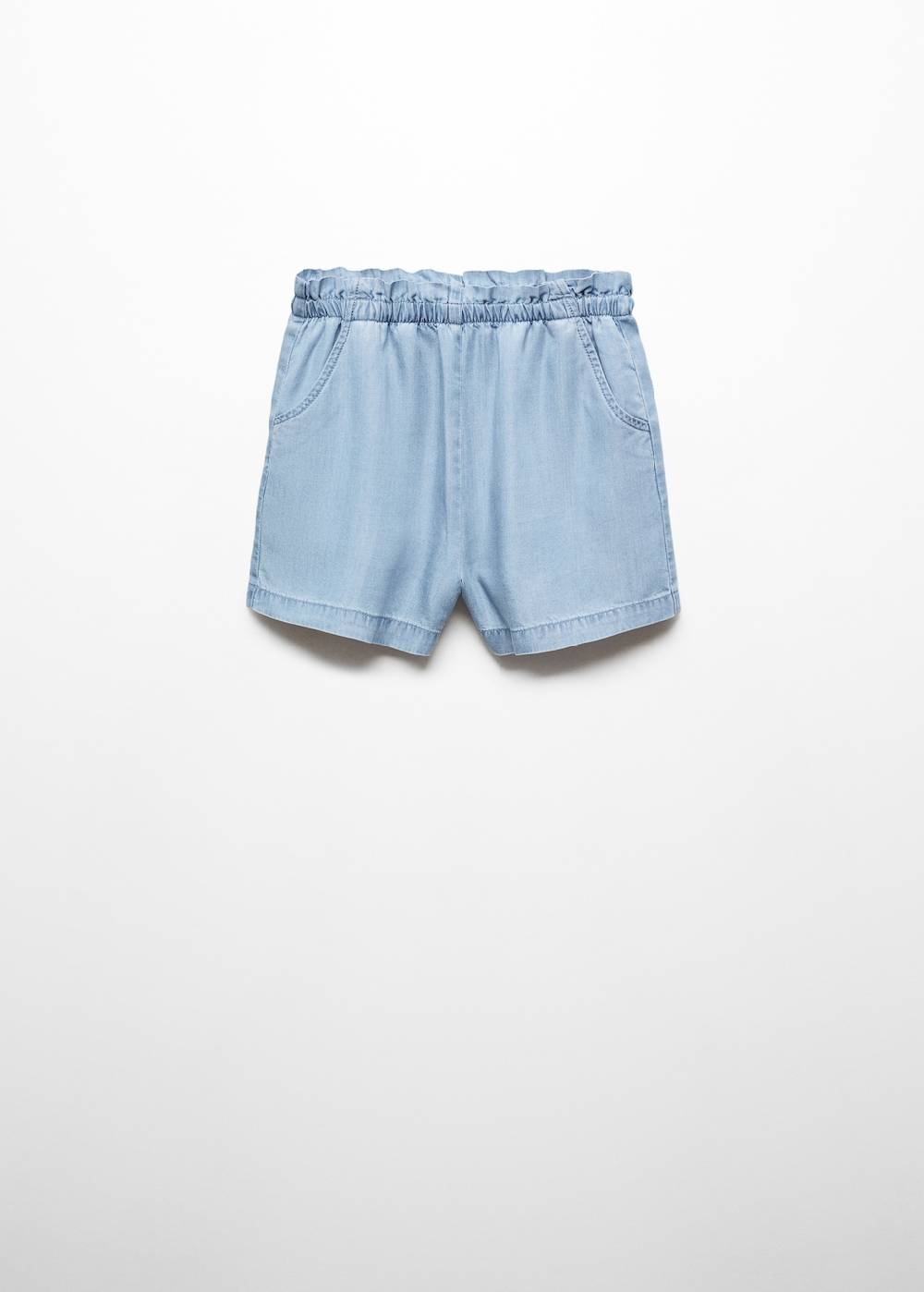 Mango Lyocell-Shorts Mit Stretchbund