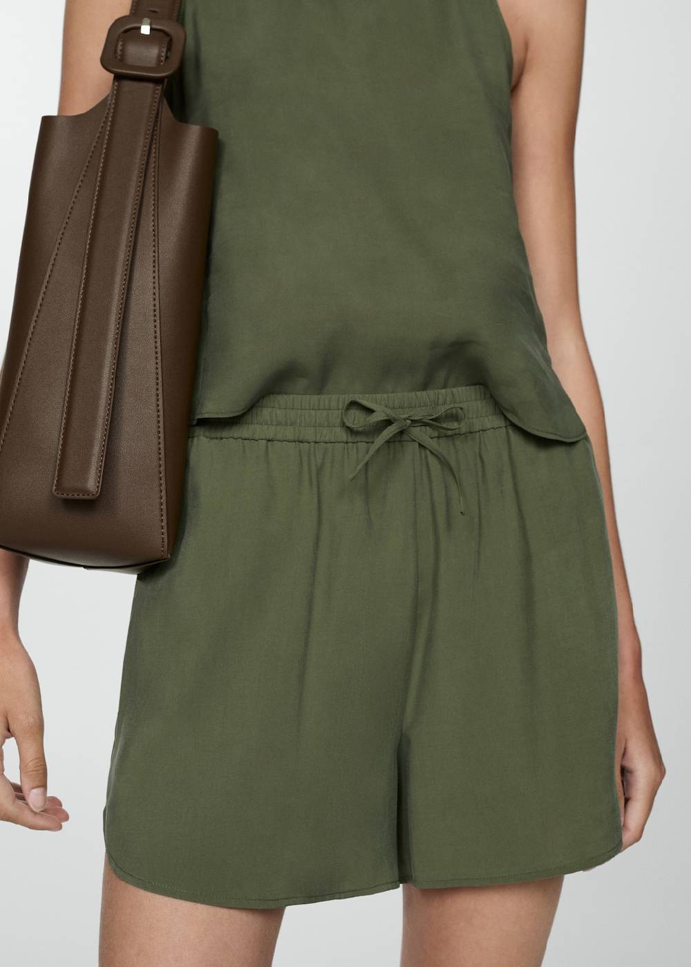 Mango Modal-Shorts Mit Schleife