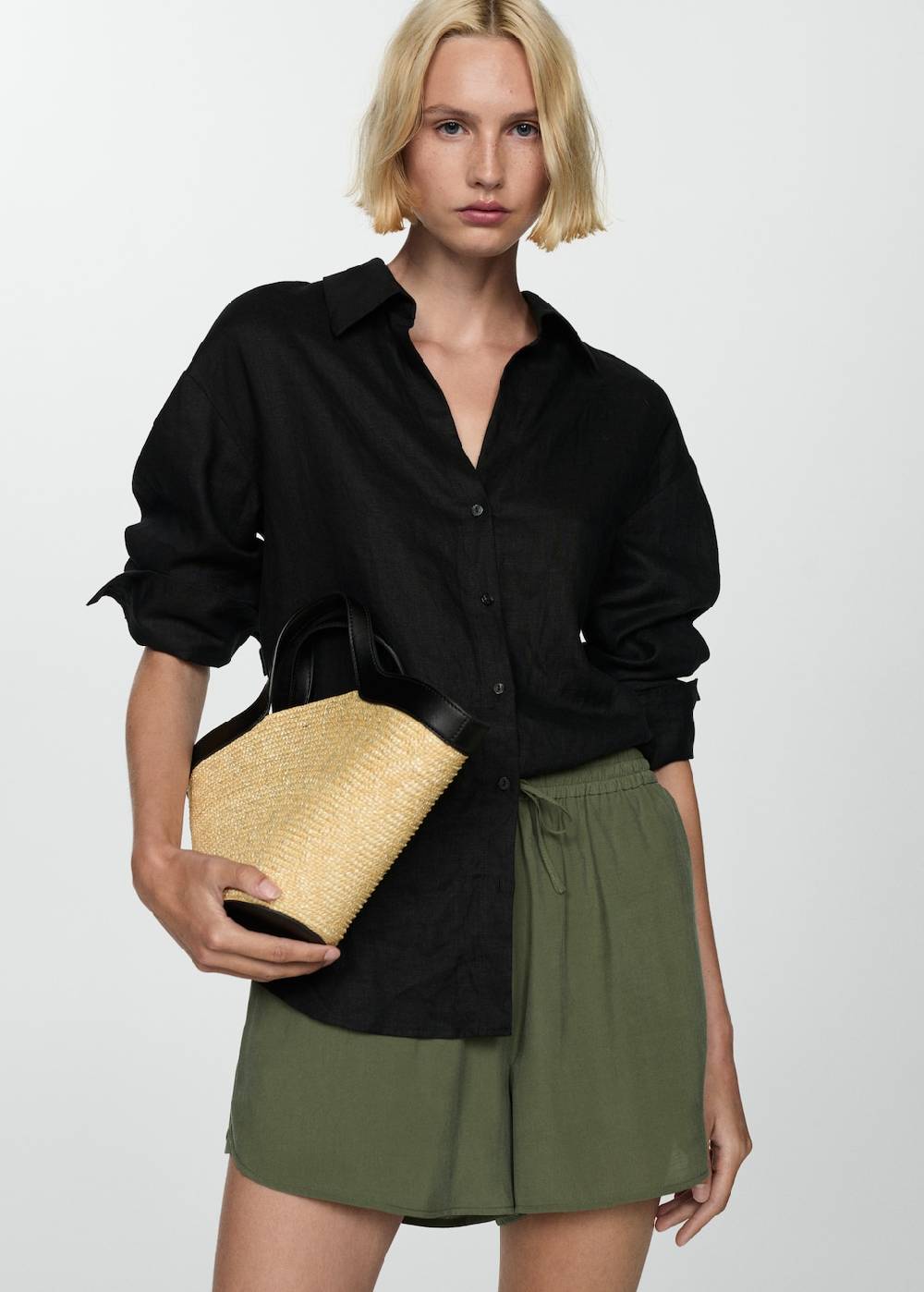 Mango Modal-Shorts Mit Schleife