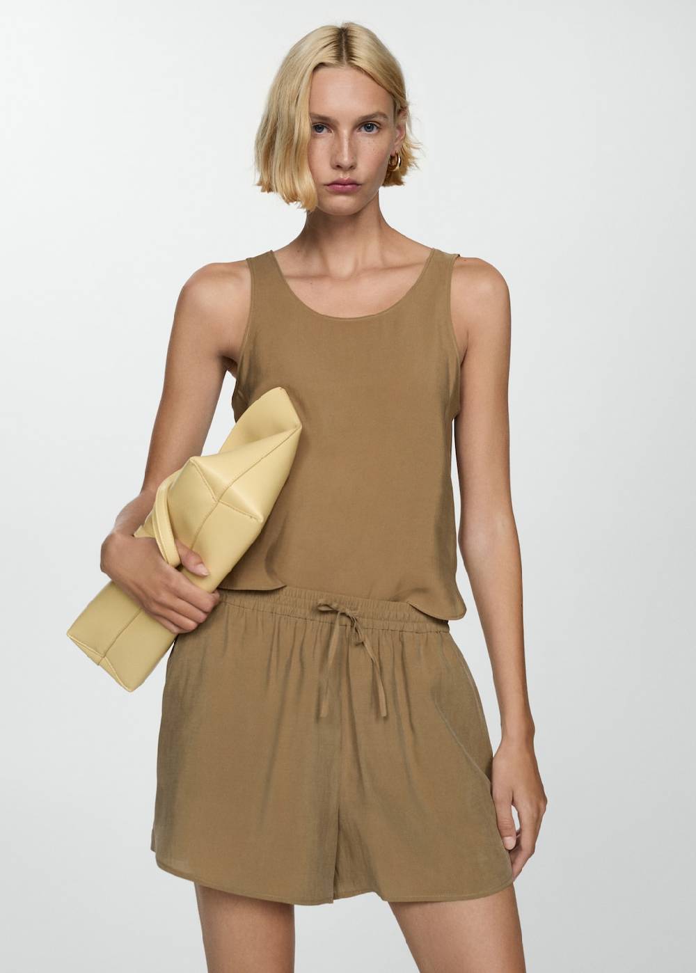 Mango Modal-Shorts mit Schleife