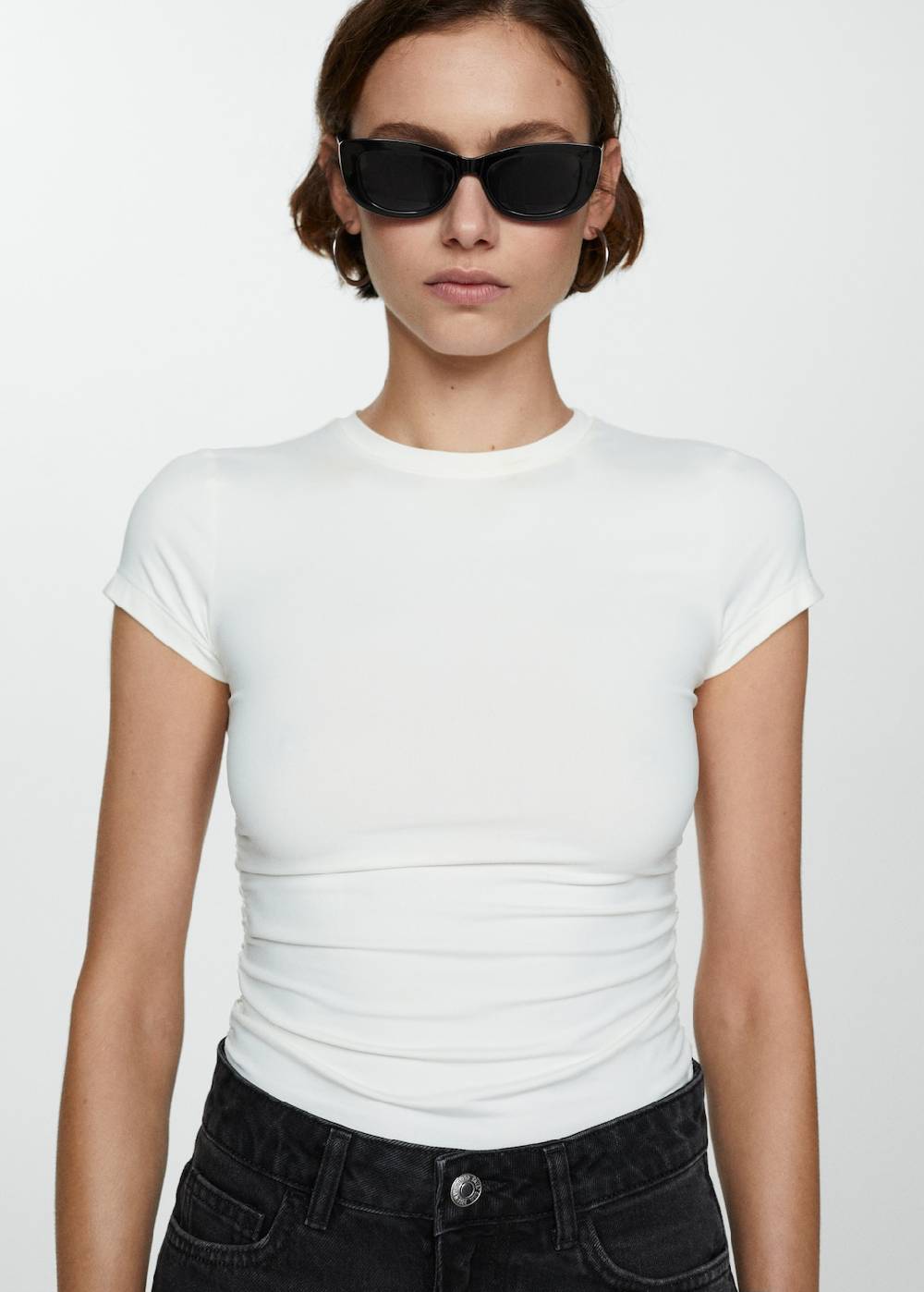 Mango Mom Fit-Jeans-Shorts